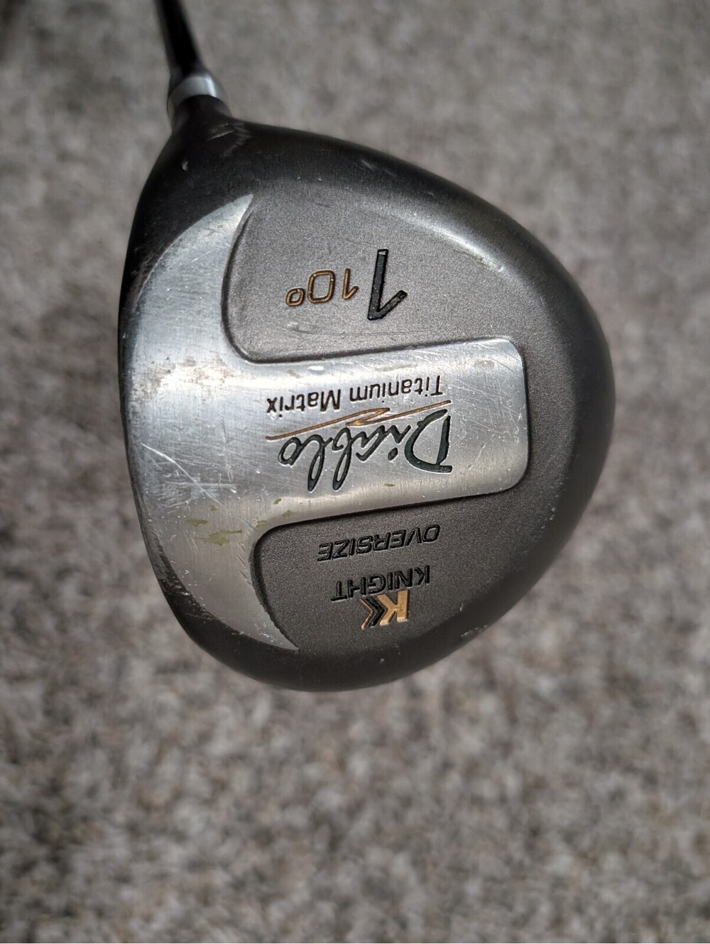 Knight Diablo Oversize 10 Degree Driver Titanium Matrix Graphite Shaft